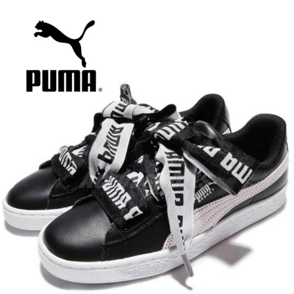 NWT! PUMA Signature Laces Leather Sneakers - Picture 2 of 8